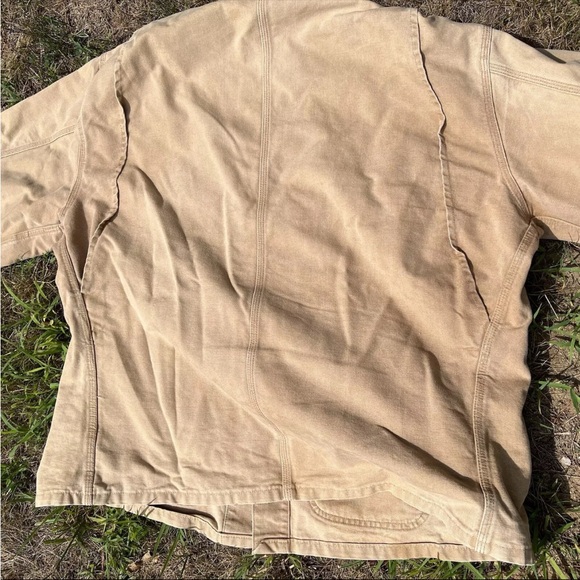 Carhartt Unlined Chore Coat XXL Brown/Tan VTG Vintage 80s/90s RARE - Picture 3 of 9
